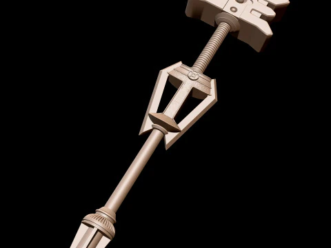 파워레인저 ZEO 골든 파워 스태프 3D 프린트 모델