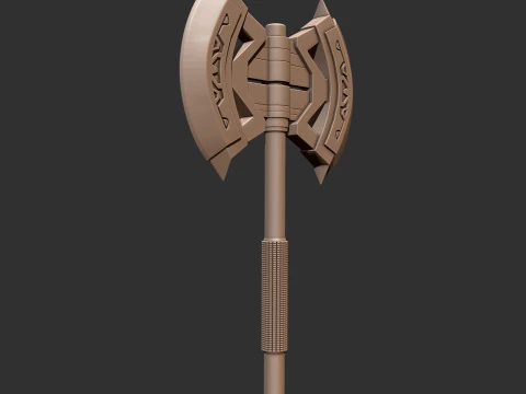 Hulk Battle Axe 3D Printable Weapon Prop 3D print model 3D Print Model