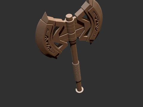 Hulk Battle Axe 3D Printable Weapon Prop 3D print model 3D Print Model