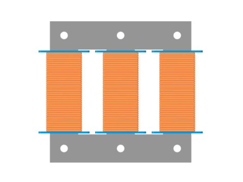 3 phase ui transformator 3D मॉडल
