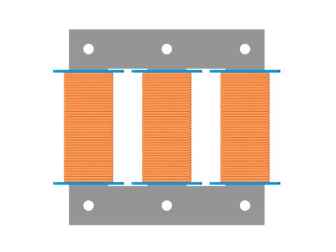 Transformator 3-fazowy interfejsu użytkownika Model 3D