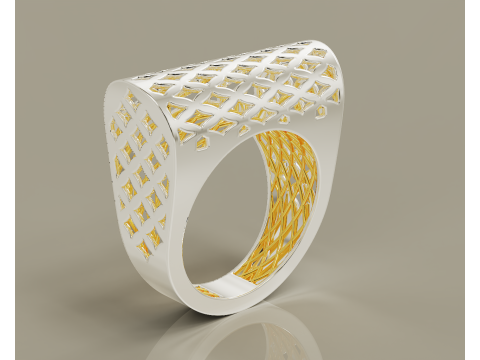 Textured fusion ring Modelo de Impressão 3D