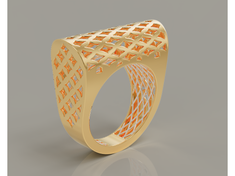 Textured fusion ring Modelo de Impressão 3D