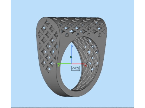 Textured fusion ring Modelo de Impressão 3D