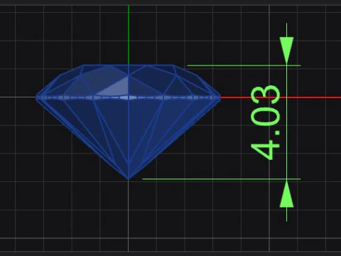 Half bezel set round cut solitaire ring 3D Print Model