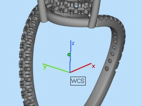 Pear shape hidden halo bypass engagement ring 3D Print Model