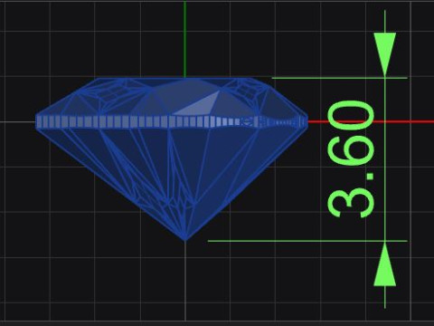 Heart shape diamond flower ring 3Dプリントモデル