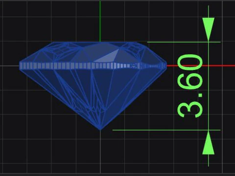 Heart shape diamond flower ring 3D Print Model