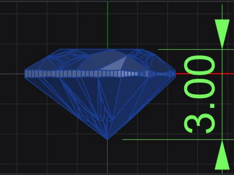 Heart shape five stone wedding ring 3D Print Model