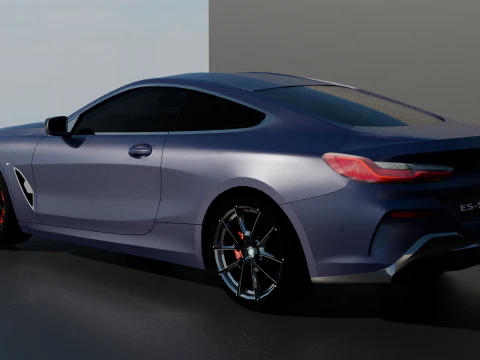 Sport car M8 3D Model