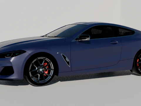Sport car M8 3D Model