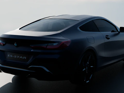 Sport car M8 3D Model