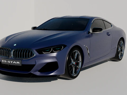 Sport car M8 3D Model