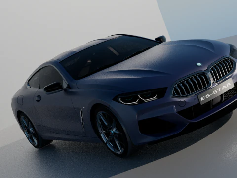 Sport car M8 3D Model