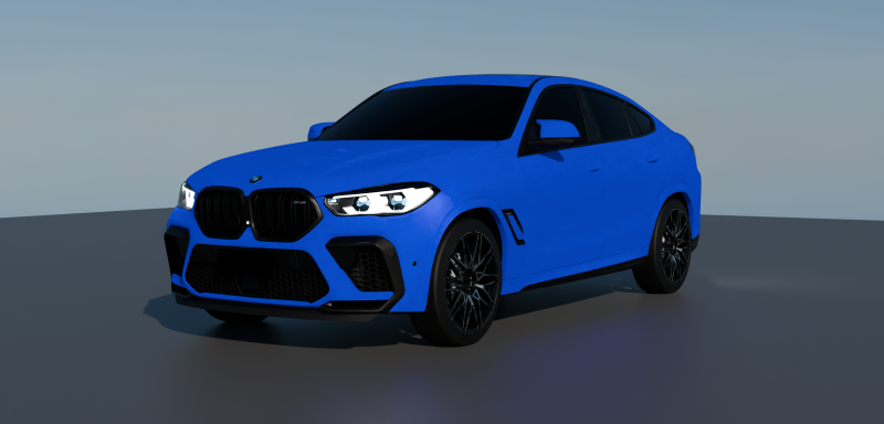 2022 X6M competition Model 3D .c4d .max .obj .3ds .fbx .stl .blend
