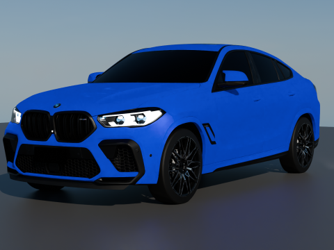 2022 X6M competition 3D 모델
