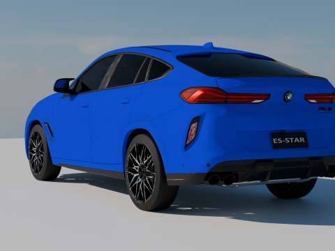 2022 X6M competition Model 3D