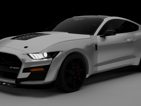 Mustang Shelby gt-500 3D Модель