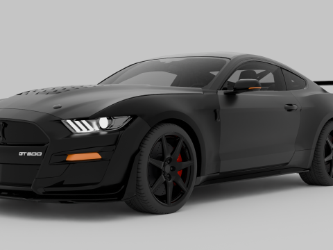 Mustang Shelby gt-500 3Dモデル
