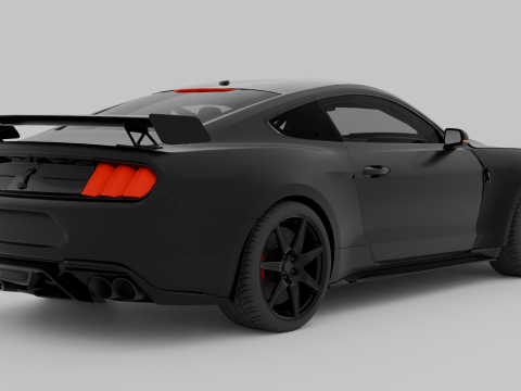 Mustang Shelby gt-500 3Dモデル