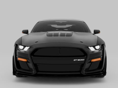 Mustang Shelby gt-500 3Dモデル