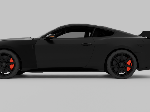 Mustang Shelby gt-500 3Dモデル
