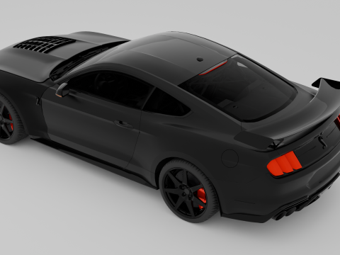 Mustang Shelby gt-500 3Dモデル