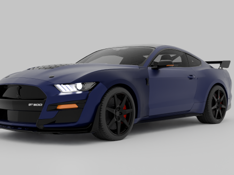 Mustang Shelby gt-500 3Dモデル