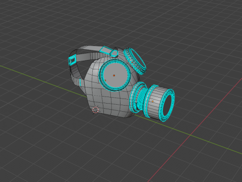 3D antigas mask 3D-Modell