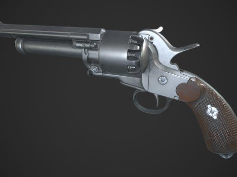 LeMat Revolver 3D Model