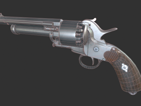LeMat Revolver 3D Model