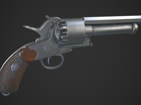 LeMat Revolver 3D Model
