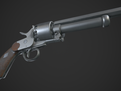 LeMat Revolver 3D Model