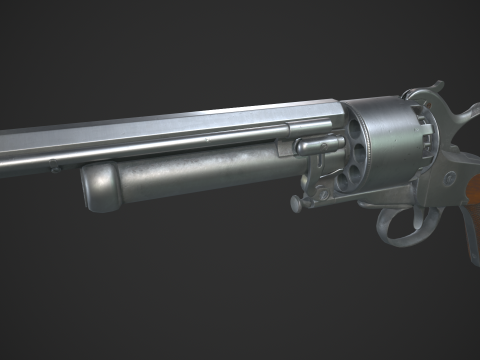 LeMat Revolver 3D Model