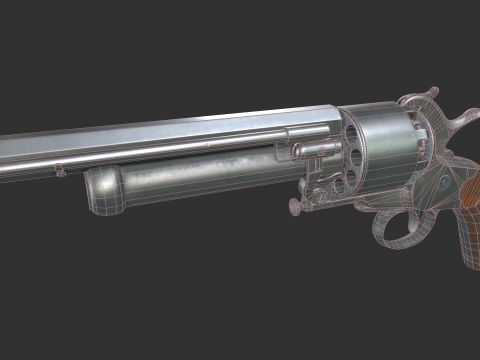 LeMat Revolver 3D Model