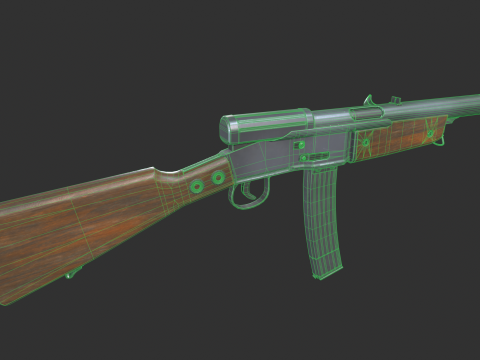Volkssturmgewehr 3D Model