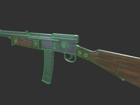 Volkssturmgewehr 3D Model