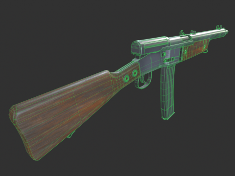 Volkssturmgewehr 3D Model