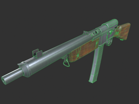 Volkssturmgewehr 3D Model