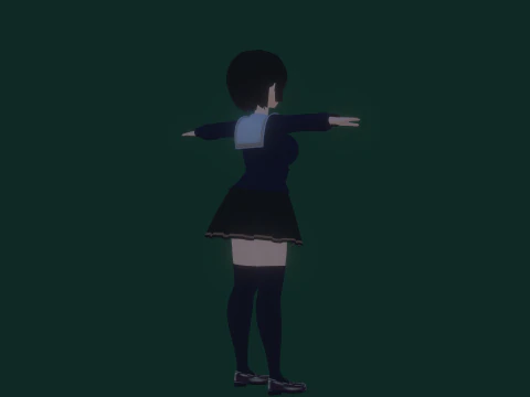 3DsMax बाइपेड मॉडल मेई असानो 3D मॉडल