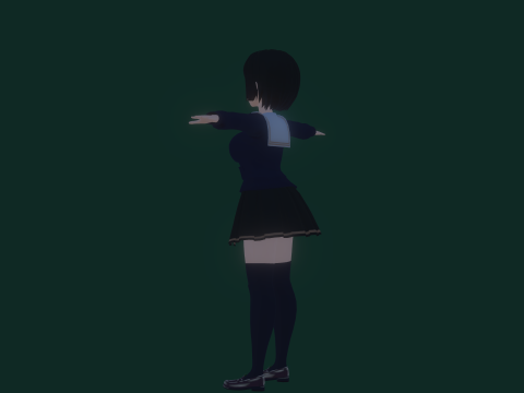 3DsMax Biped Model Mei Asano 3D 모델