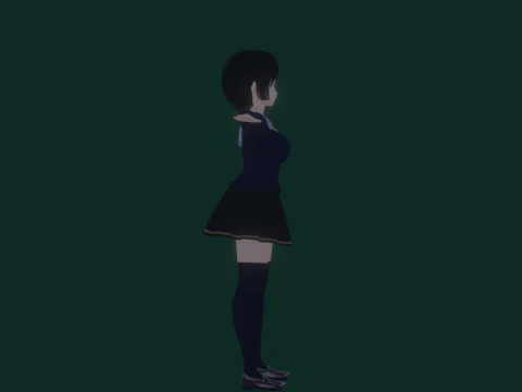 3DsMax बाइपेड मॉडल मेई असानो 3D मॉडल