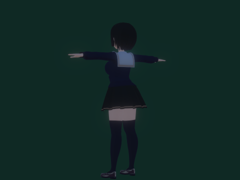 3DsMax Biped Model Mei Asano 3D 모델