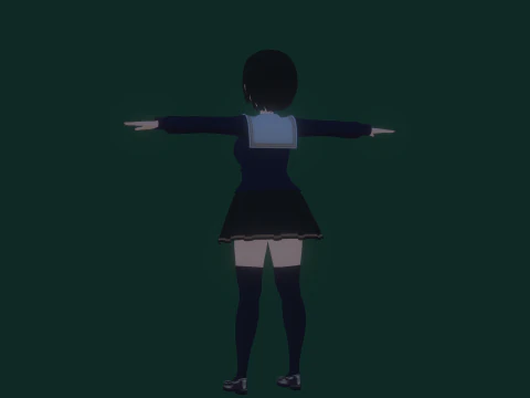 3DsMax बाइपेड मॉडल मेई असानो 3D मॉडल