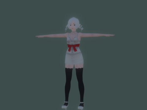 3DsMax Biped model PS3 gmae Cathrine cosplay Modèle 3D