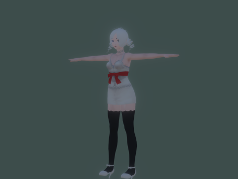 3DsMax Biped model PS3 gmae Cathrine cosplay Modèle 3D