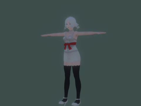 3DsMax Biped model PS3 gmae Cathrine cosplay 3D Model