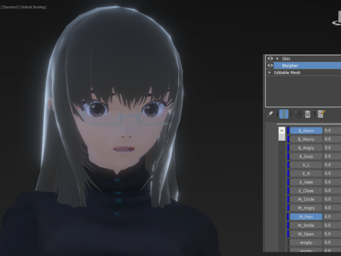 3DsMax Biped model PS3 gmae Kathrine cosplay 3D Модель
