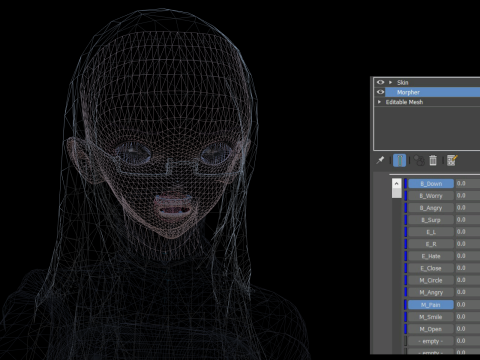 3DsMax Biped model PS3 gmae Kathrine cosplay 3D Модель