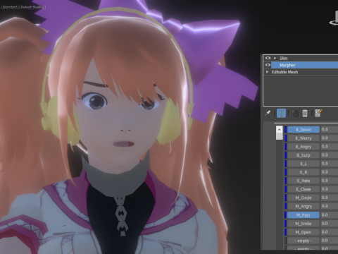 3DsMax Biped model Persona4 Rise Kujikawa Dancing cosplay Model 3D
